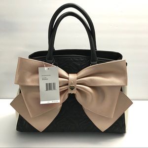Betsey Johnson Big Bow Satchel Bag